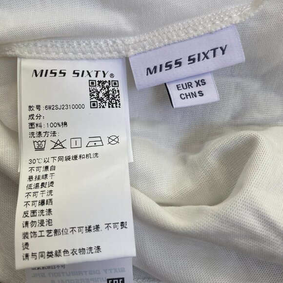 NWT MISS SIXTY x Graduates of Central Saint Martins Graphic Tee - XS - Picture 6 of 6